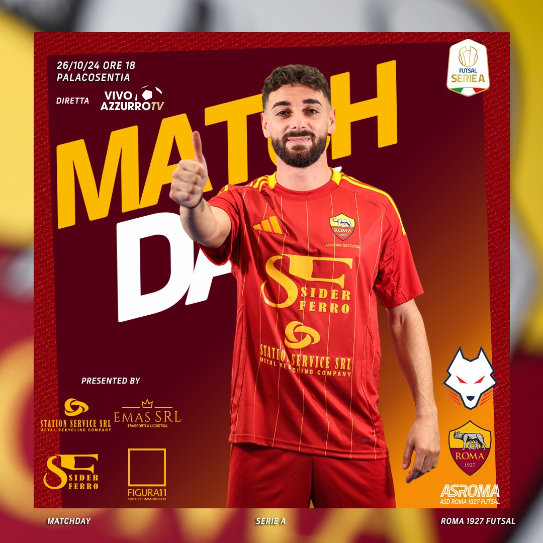 Matchday Pirossigeno Cosenza - Roma 1927 Futsal 